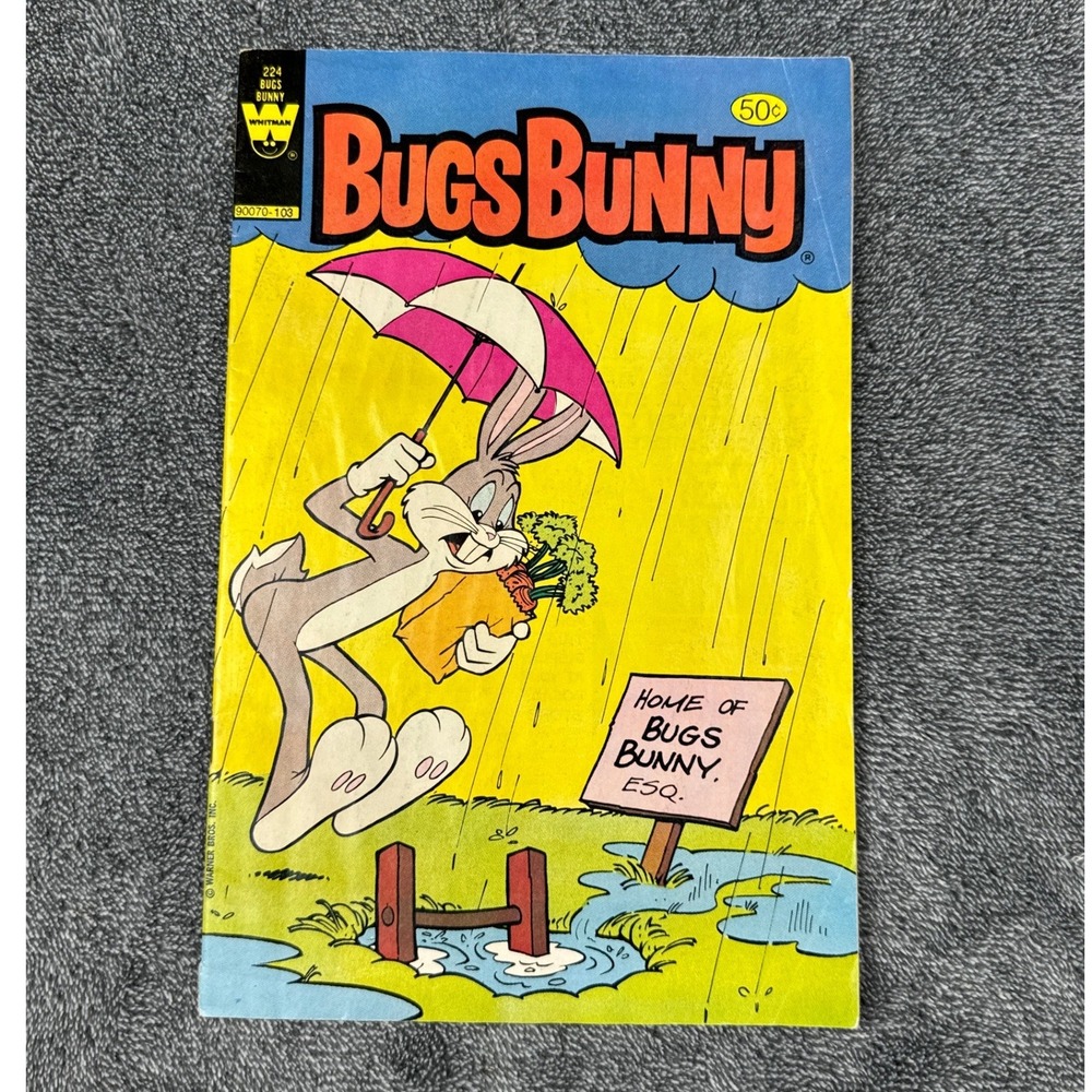 Bugs Bunny Whitman Comic Book Issue 224 Vintage‎ 1980 Looney Tunes Bronze Age